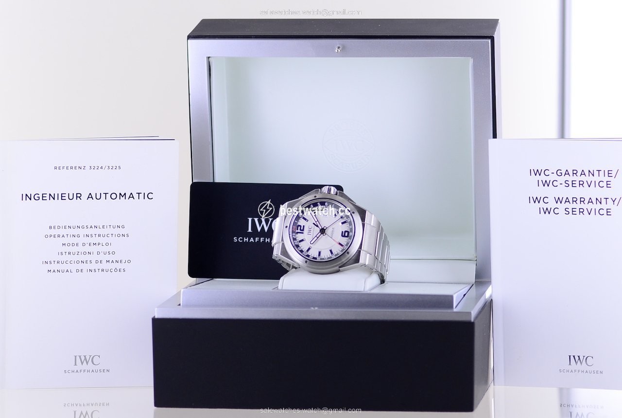 IWC Ingenieur Dual Time Mens watch Unisex Automatic Steel IW324404 Replica 2