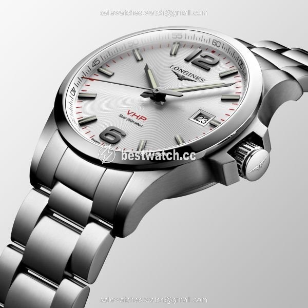 IMG_9085 Longines Conquest Mens watch Unisex Quartz Steel L3.726.4.76.6 Replica 2