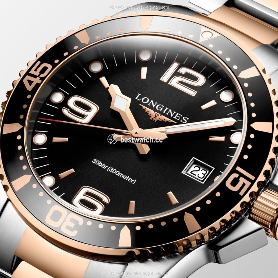 IMG_9085 Longines HydroConquest Mens watch Unisex Quartz Steel L3.740.3.58.7 Replica 2