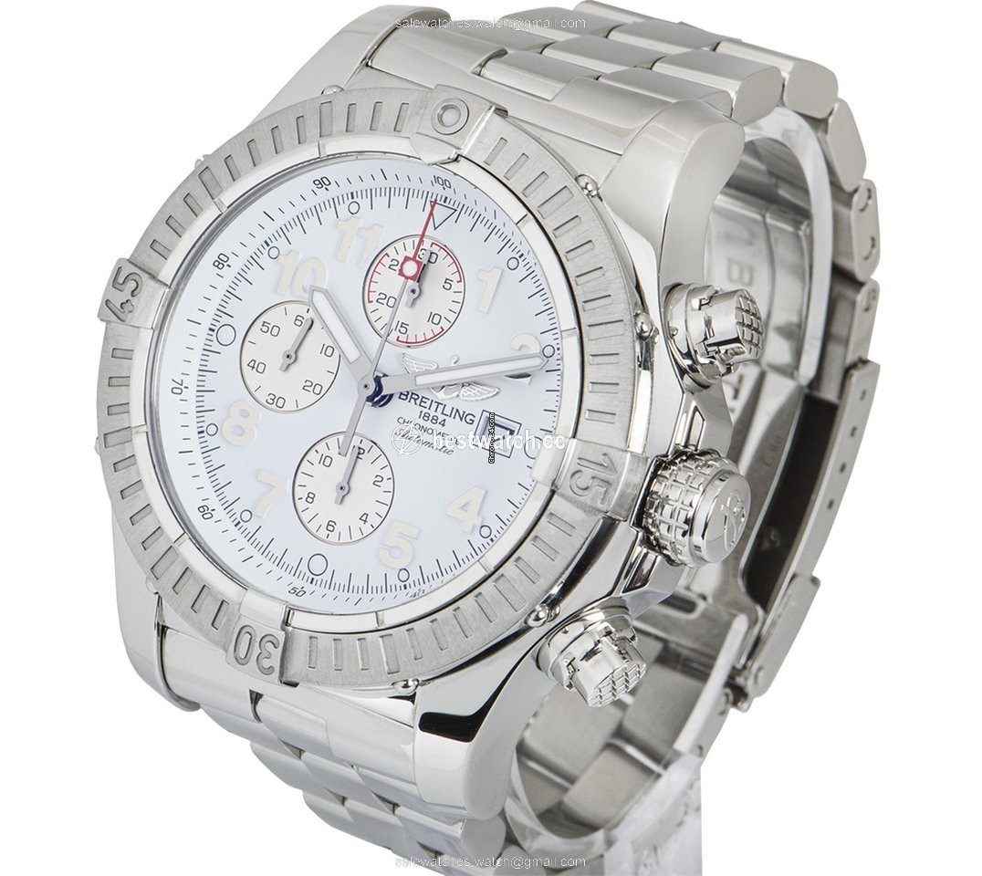 IMG_9085 Breitling Super Avenger Mens watch Unisex Automatic Steel A1337011 A562 Replica 2