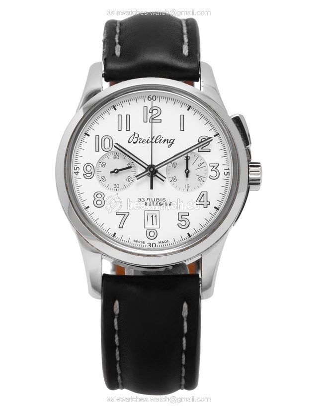 Breitling Transocean Chronograph 1915 Mens watch Unisex Manual winding Steel AB141112.G799 Replica 2