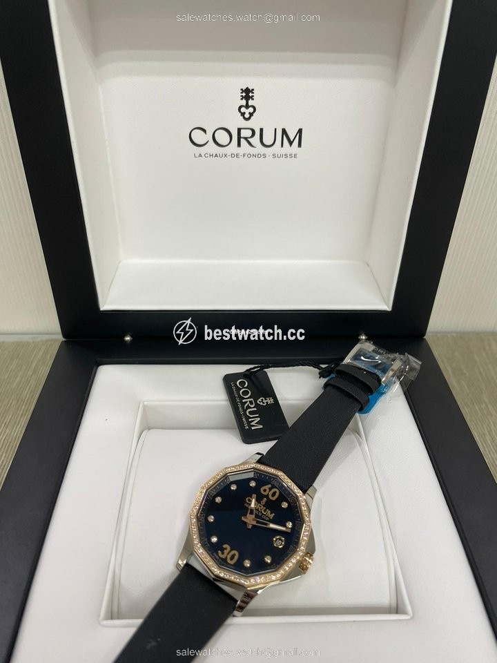 IMG_9085 Corum Admirals Cup Legend 38 Mens watch Unisex Automatic Gold Steel 082.101.29 0F41 PN10 Replica 2