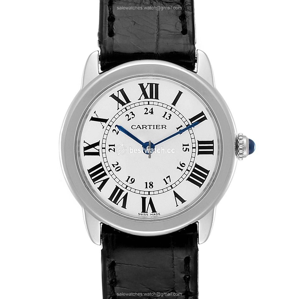 IMG_9085 Cartier Ronde Solo de Cartier Womens watch Quartz Steel W6700155 Replica 2