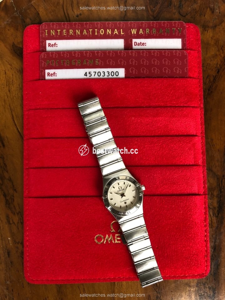 IMG_9085 Omega Constellation Womens watch Quartz Steel 45703300 Replica 2