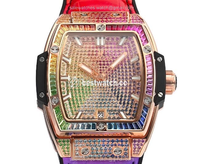 IMG_9085 Hublot Spirit of Big Bang Mens watch Unisex Automatic Rose gold 665.OX.9910.LR.0999 Replica 2