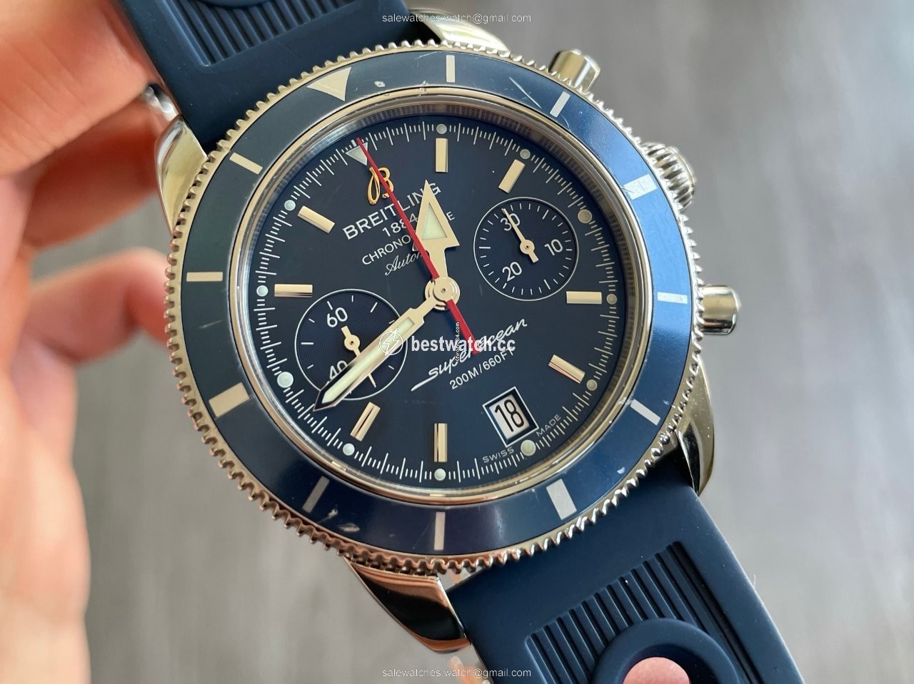 IMG_9085 Breitling Superocean Heritage Chronograph Mens watch Unisex Automatic Steel A2337016 C856 Replica 2