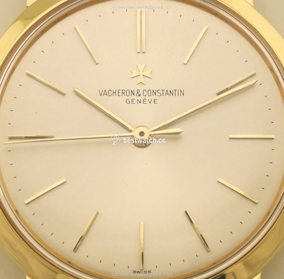 IMG_9085 Vacheron Constantin Patrimony Mens watch Unisex Manual winding Yellow gold 6044 Replica 2