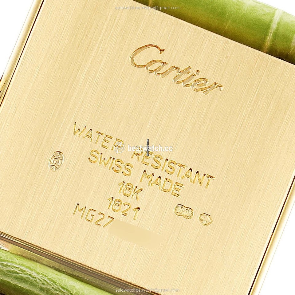 Cartier Tank Francaise Womens watch Quartz Yellow gold W5000356 Replica 2