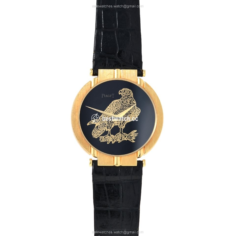 IMG_9085 Piaget Polo Mens watch Unisex Quartz Yellow gold 7673 Replica 2