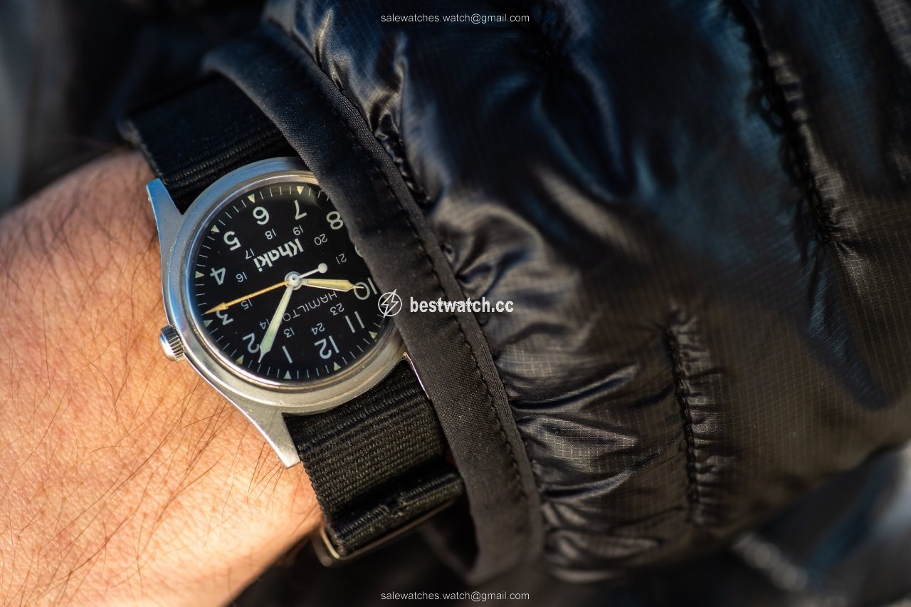 IMG_9085 Hamilton Khaki Field Mens watch Unisex Manual winding Steel 9415 Replica 2