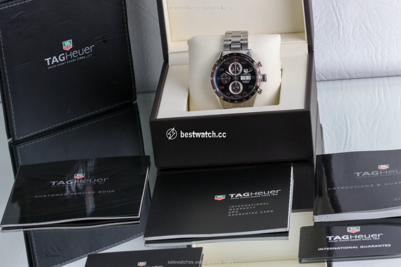 TAG Heuer Carrera Calibre 16 Mens watch Unisex Automatic Steel CV2A12 Replica 2