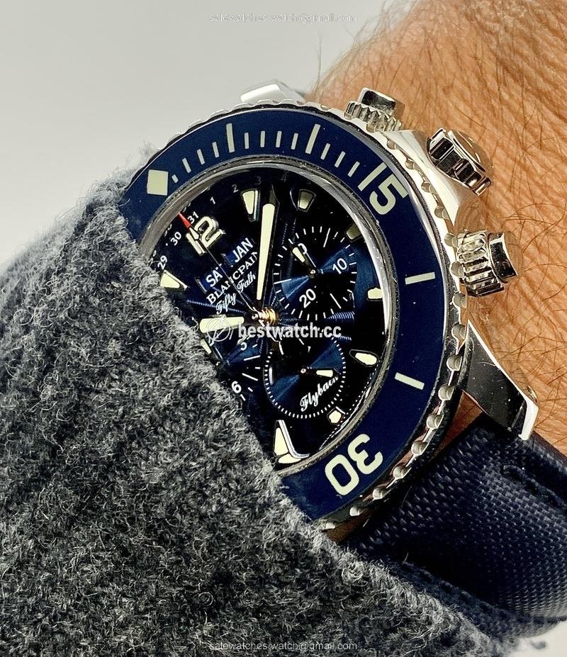IMG_9085 Blancpain Fifty Fathoms Automatic Steel 5066F-114052B Replica 2
