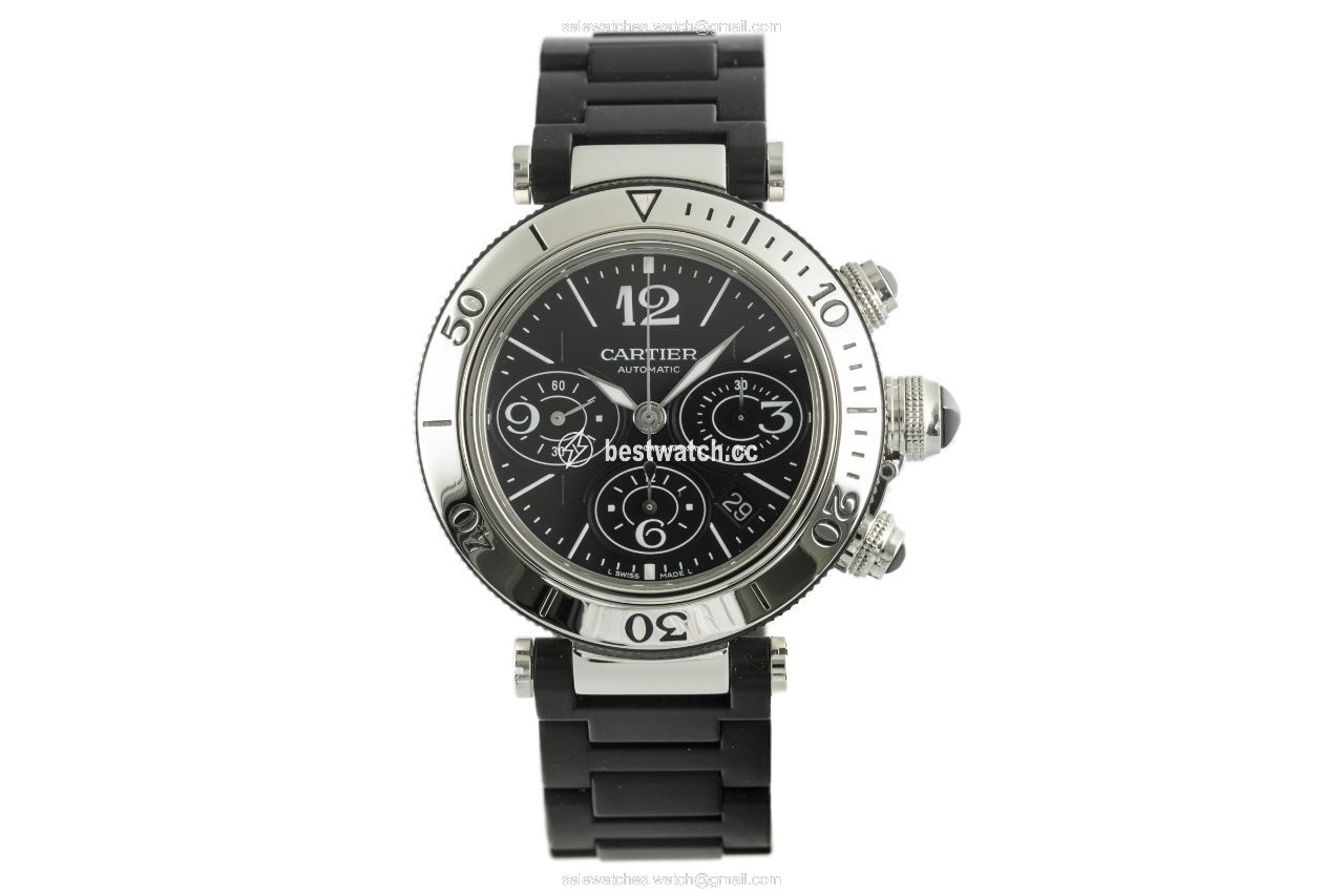 Cartier Pasha Seatimer Mens watch Unisex Automatic Steel 2995 Replica 2