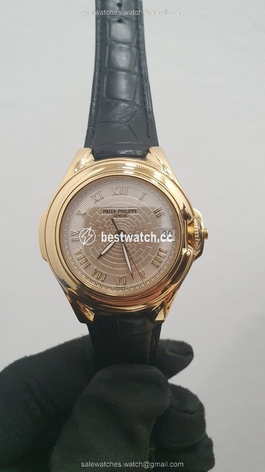 IMG_9085 Patek Philippe Mens watch Unisex Automatic Yellow gold 5091J Replica 2