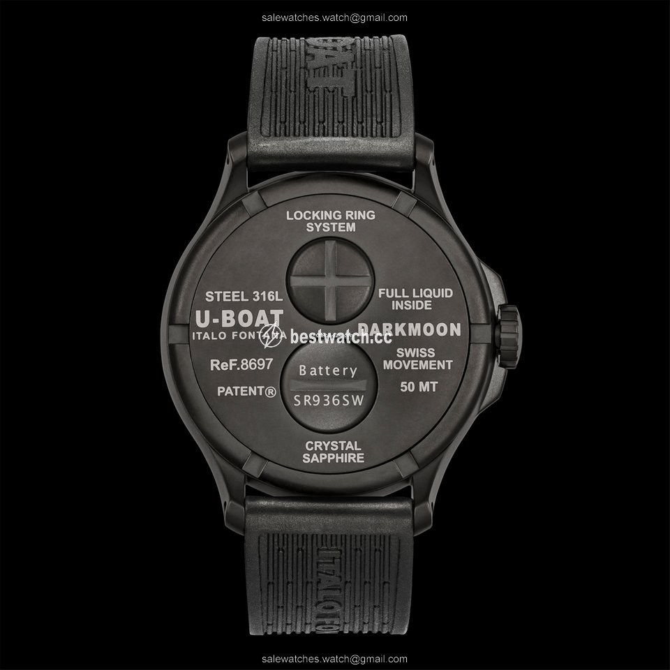 IMG_9085 U-Boat Mens watch Unisex Quartz Steel 8697 Replica 2