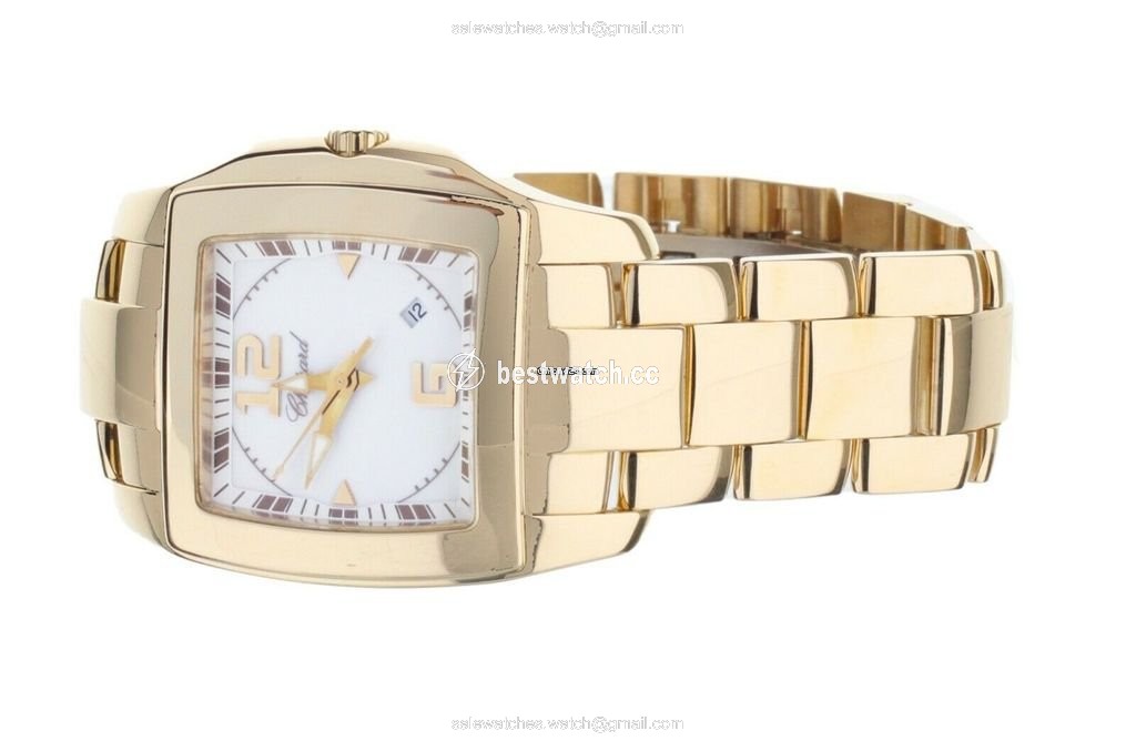IMG_9085 Chopard Two O Ten Mens watch Unisex Quartz Rose gold 127468 Replica 2