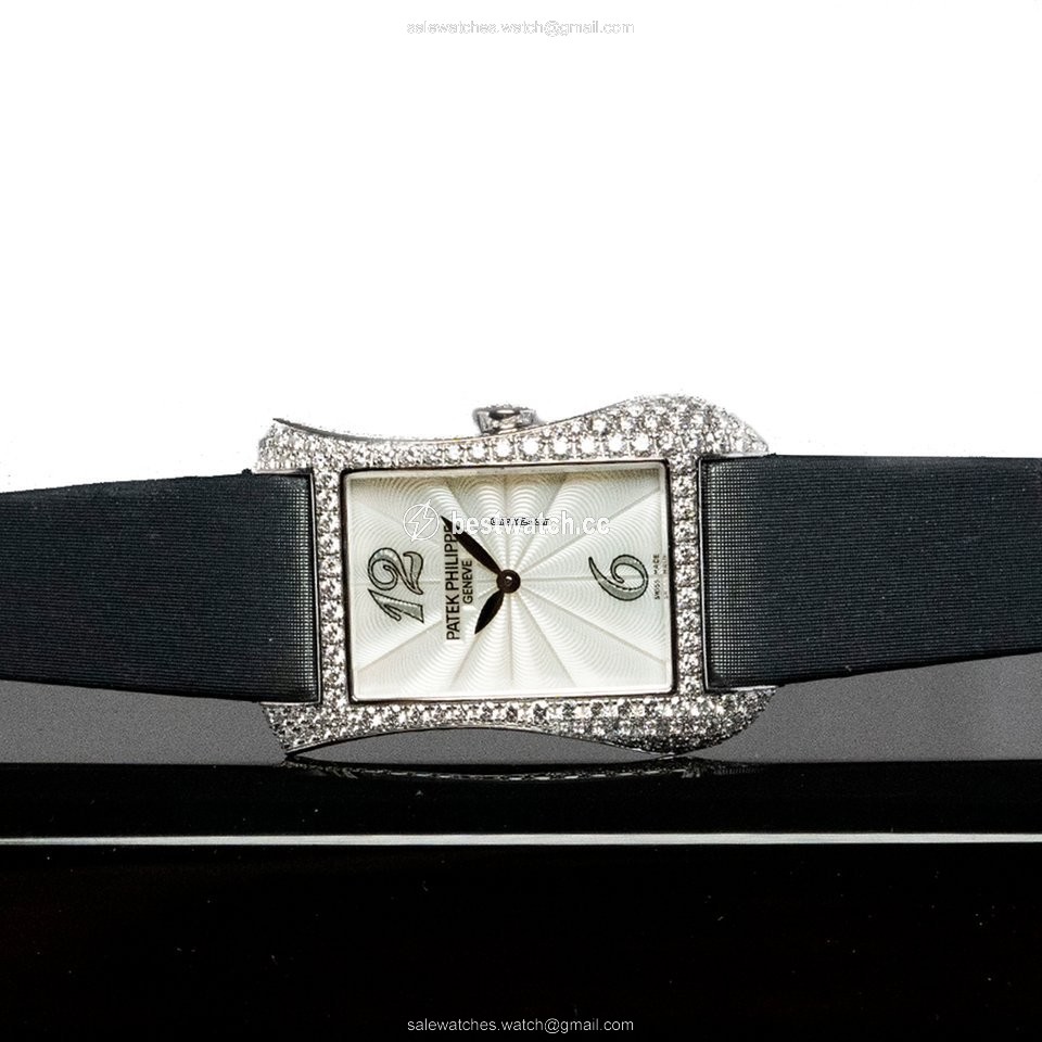Patek Philippe Gondolo Quartz White gold 4973G-001 Replica 2