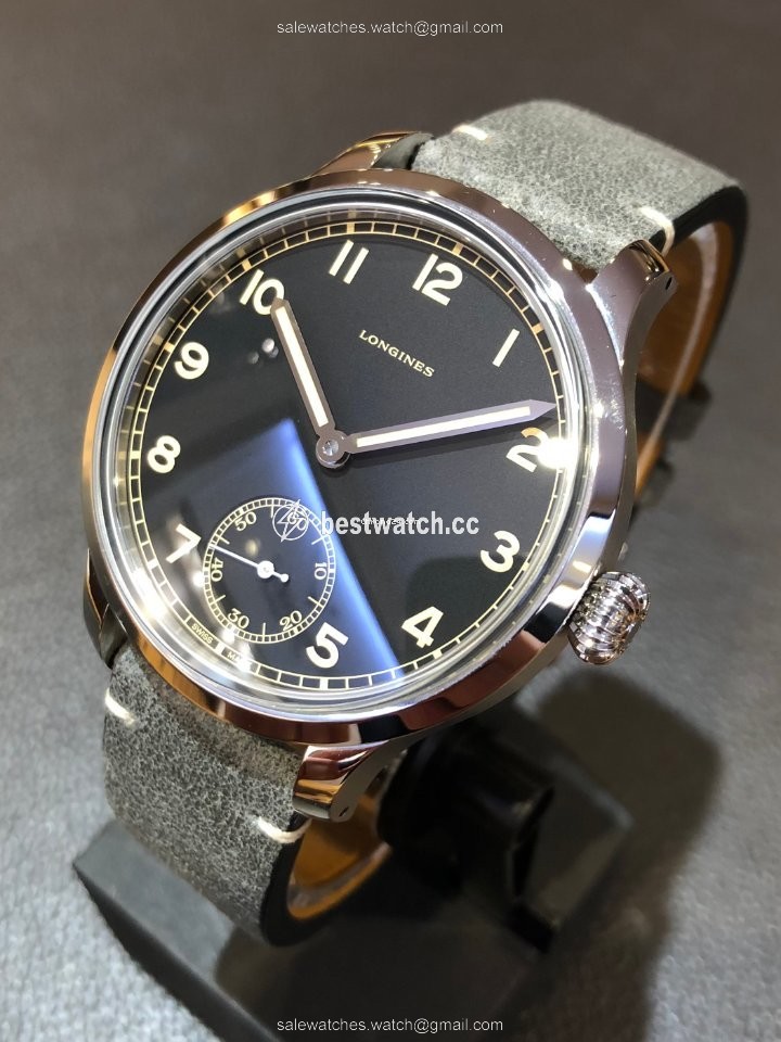IMG_9085 Longines Heritage Mens watch Unisex Manual winding Steel L28264532 Replica 2
