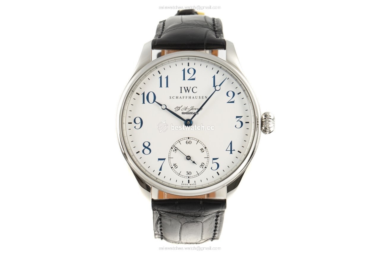 IMG_9085 IWC Portuguese Hand-Wound Mens watch Unisex Manual winding Steel 5442 Replica 2