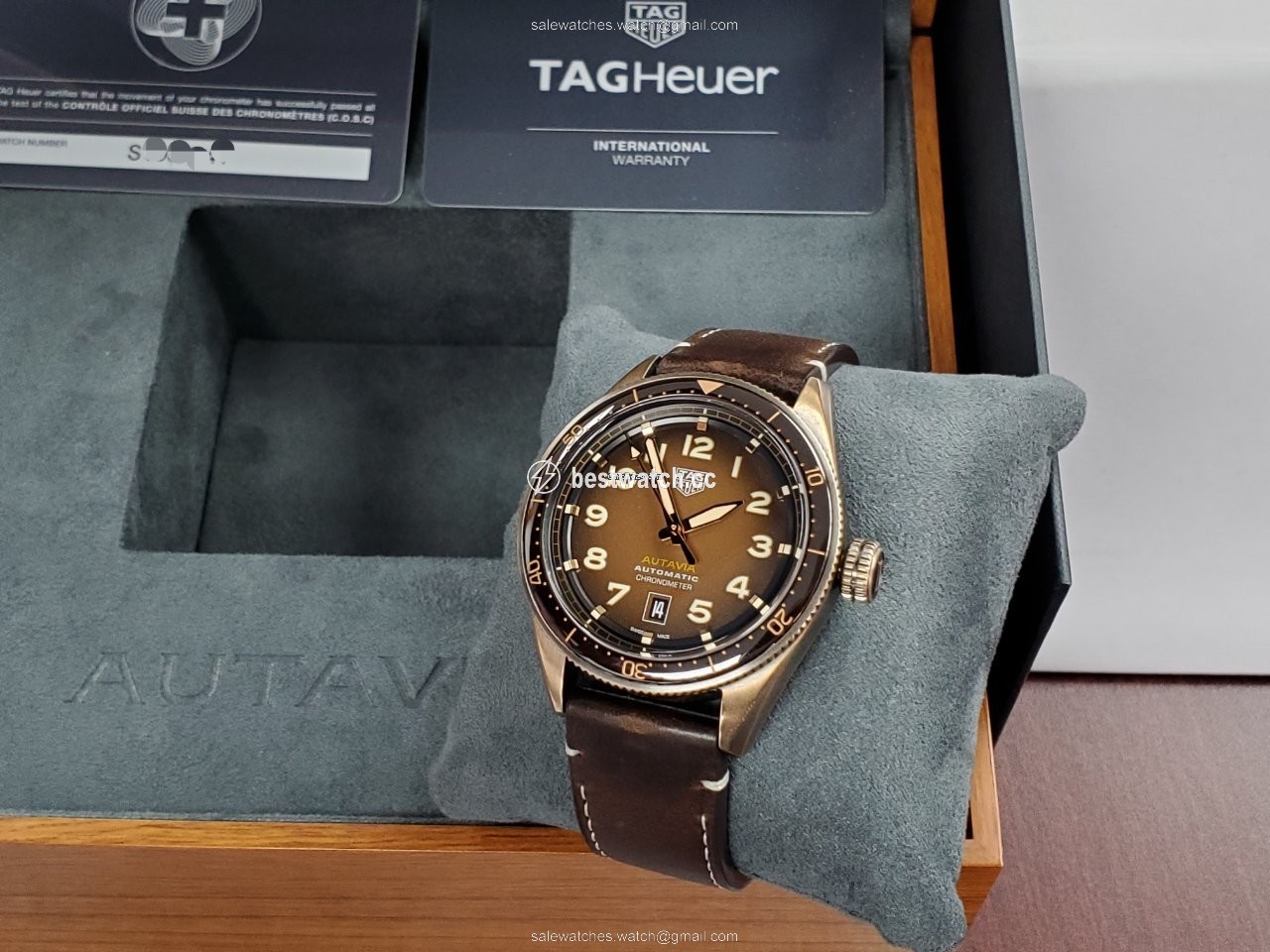 IMG_9085 TAG Heuer Autavia Mens watch Unisex Automatic Bronze WBE5191.FC8276 Replica 2