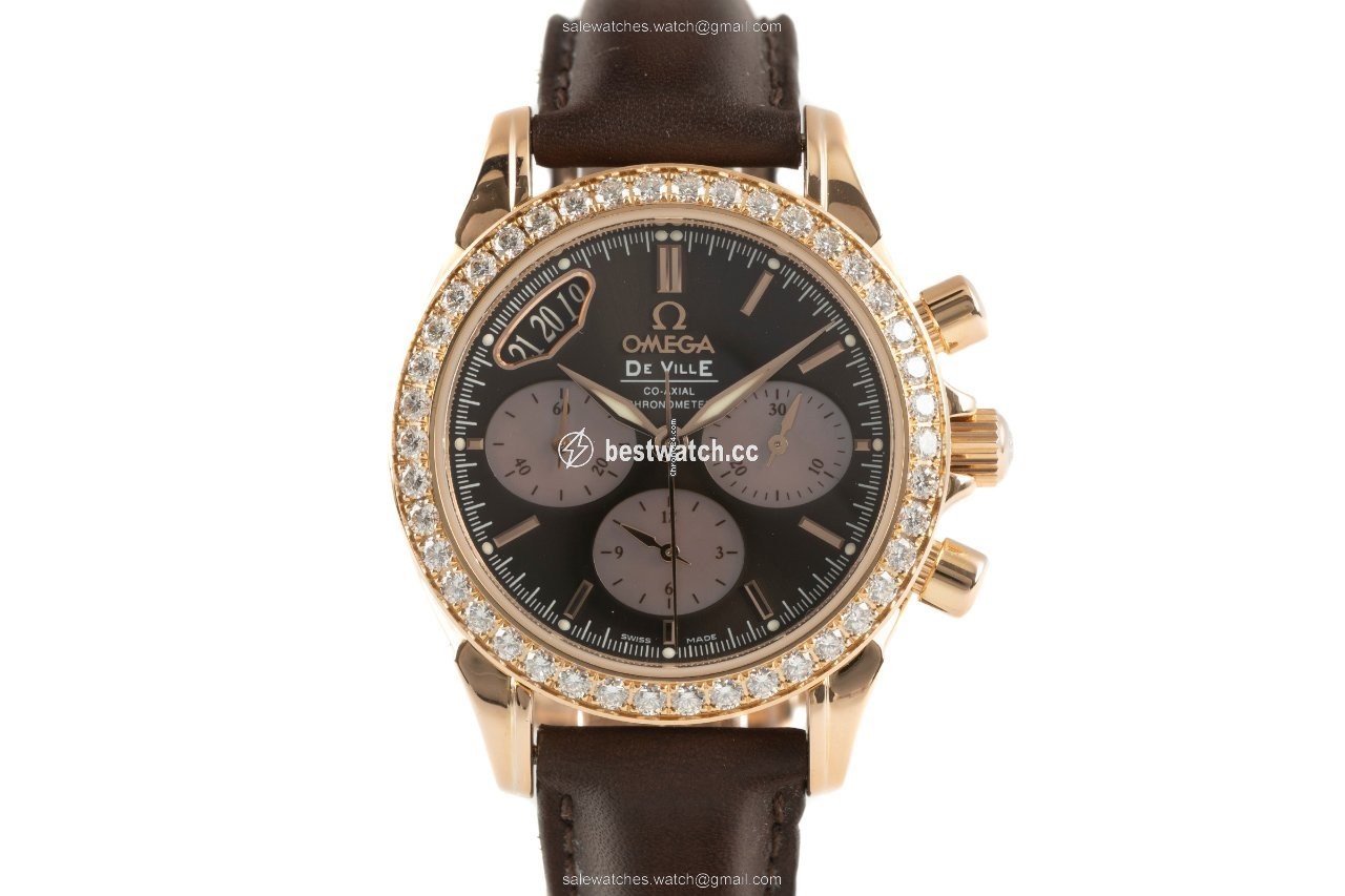 Omega De Ville Co-Axial Womens watch Automatic Yellow gold 4677.60.37 Replica 2