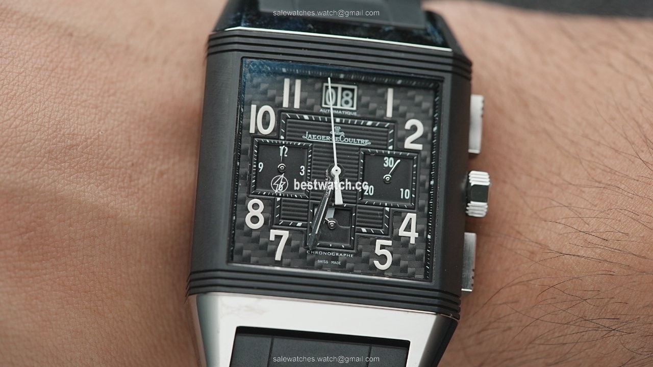 Jaeger-LeCoultre Reverso Squadra World Chronograph Mens watch Unisex Titanium Q702J67P Replica 2