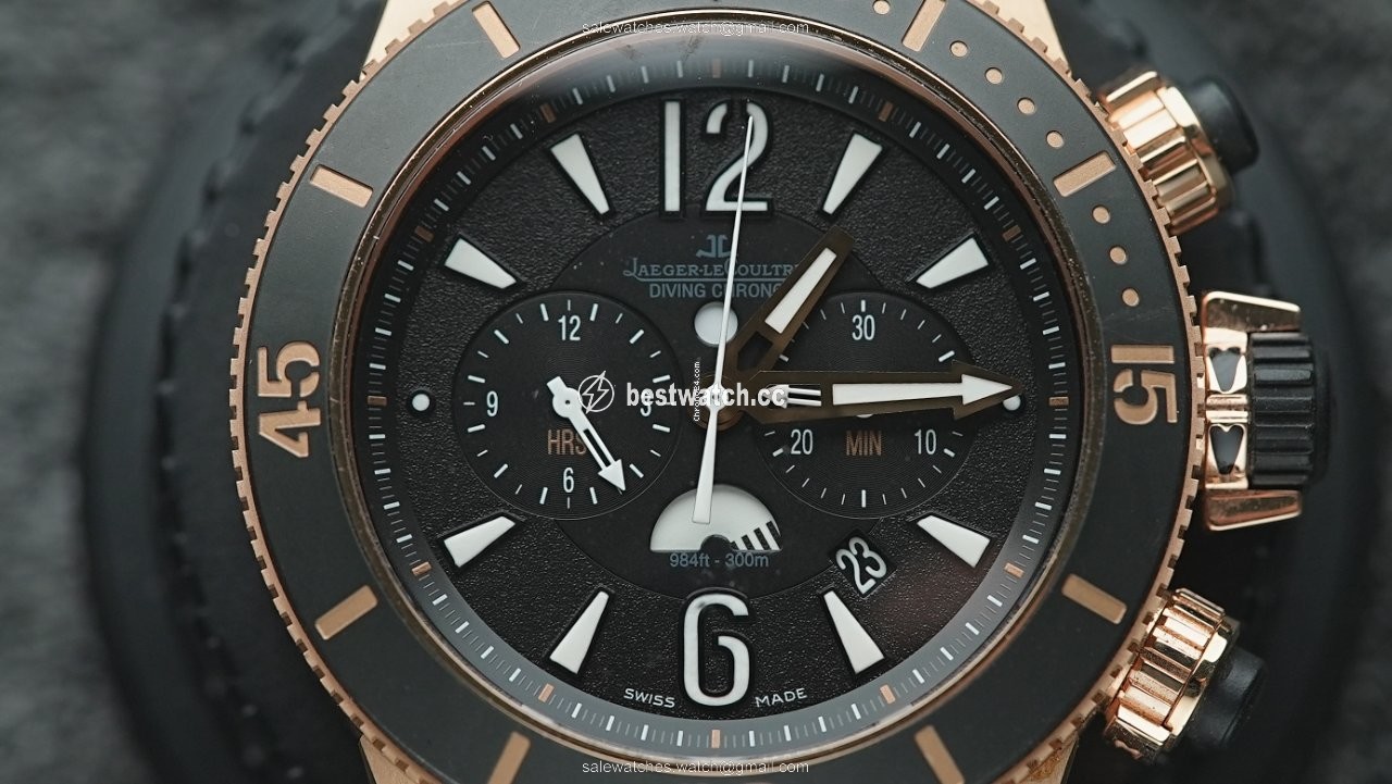 IMG_9085 Jaeger-LeCoultre Master Compressor Diving Chronograph GMT Navy SEALs Mens watch Unisex Automatic Rose gold Q1782470 Replica 2