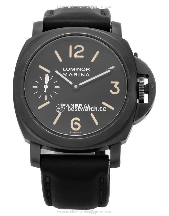 Panerai Luminor Marina Mens watch Unisex Manual winding Steel PAM00004 Replica 2