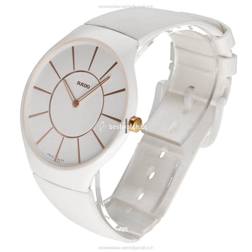 Rado True Thinline Mens watch Unisex Quartz Ceramic R27957109 Replica 2