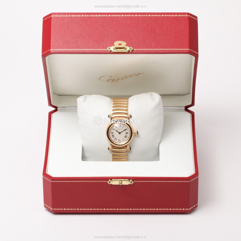 IMG_9085 Cartier Diabolo Womens watch Quartz Yellow gold 1440 Replica 2