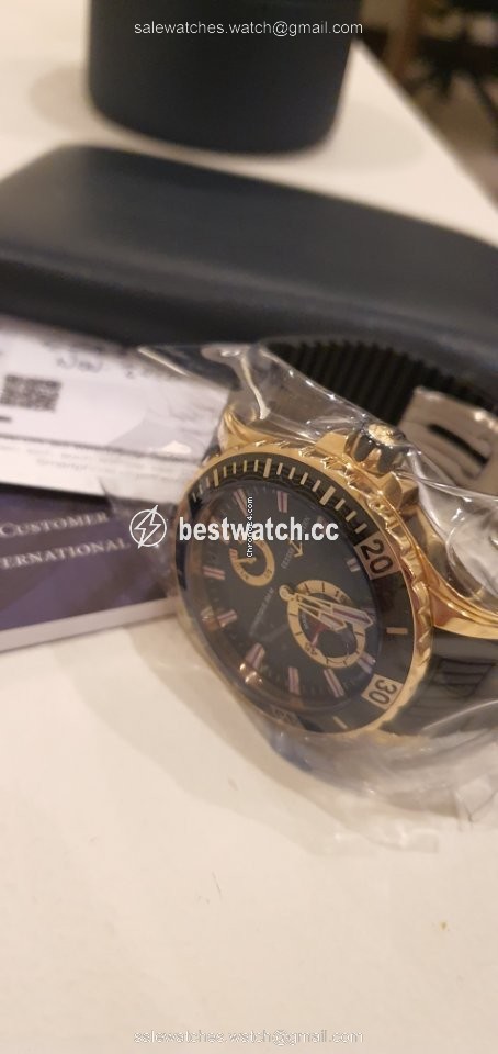 Ulysse Nardin Diver Chronometer Mens watch Unisex Automatic Rose gold 266-10-3C 92 Replica 2