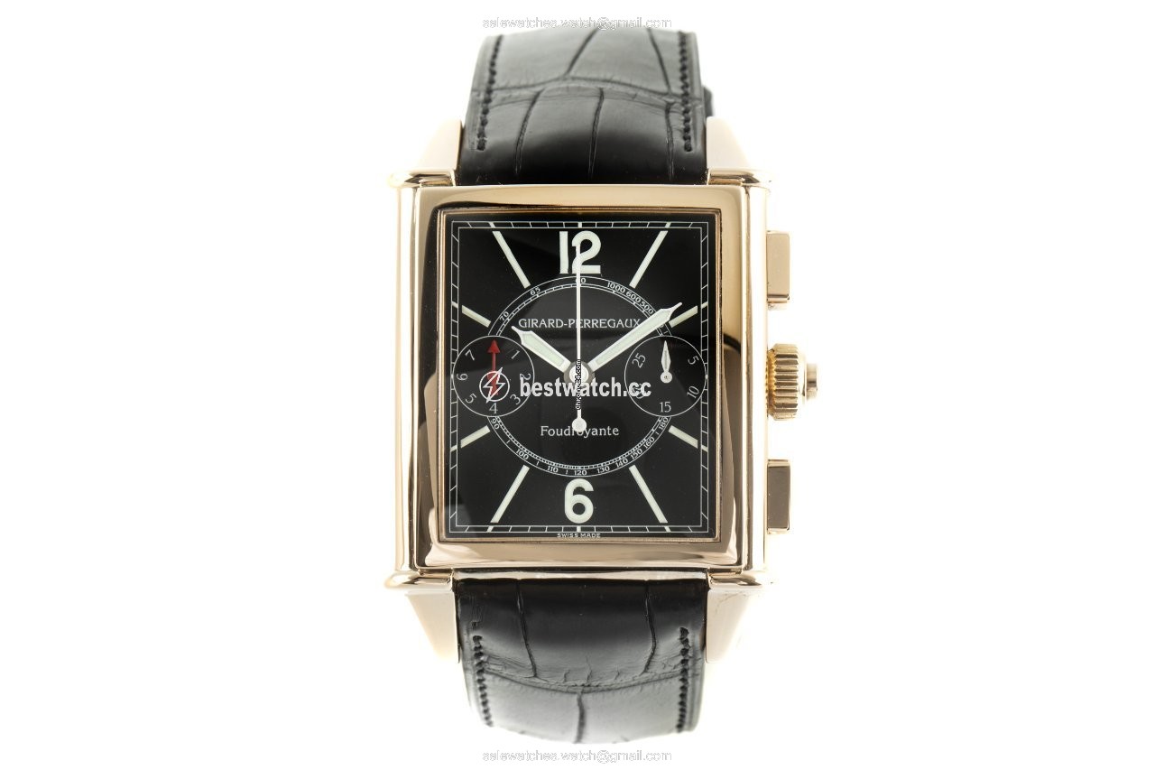 Girard Perregaux Mens watch Unisex Automatic Yellow gold 9021 Replica 2
