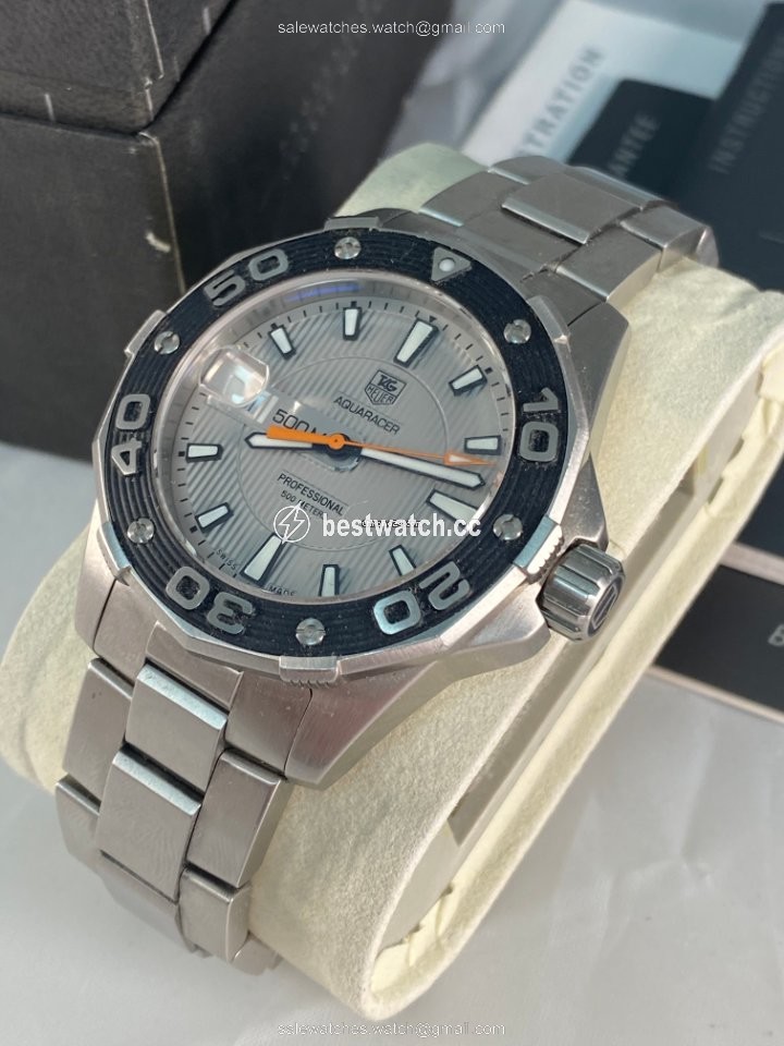 IMG_9085 TAG Heuer Aquaracer 500M Mens watch Unisex Steel WAJ2111.BA0870 Replica 2