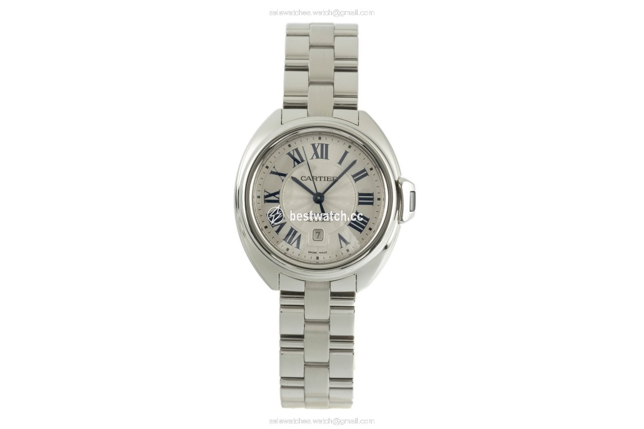 IMG_9085 Cartier Cle de Cartier Womens watch Automatic Steel WSCL0005 Replica 2