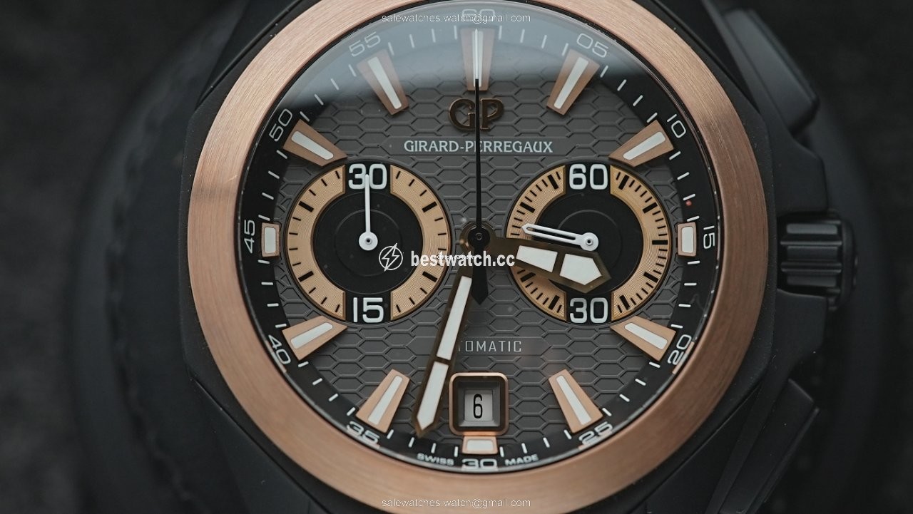 IMG_9085 Girard Perregaux Chrono Hawk Mens watch Unisex Automatic Ceramic 49970-34-232-BB6A Replica 2