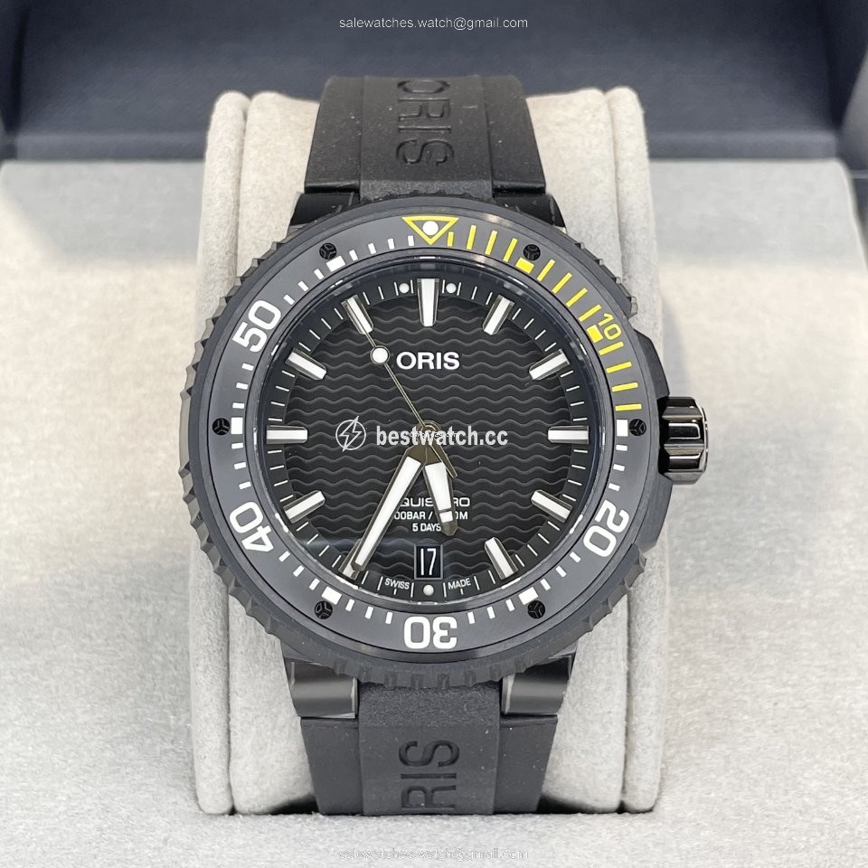 Oris Aquis Date Mens watch Unisex Automatic Titanium 01 400 7767 7754-07 426 64BTEB Replica 2