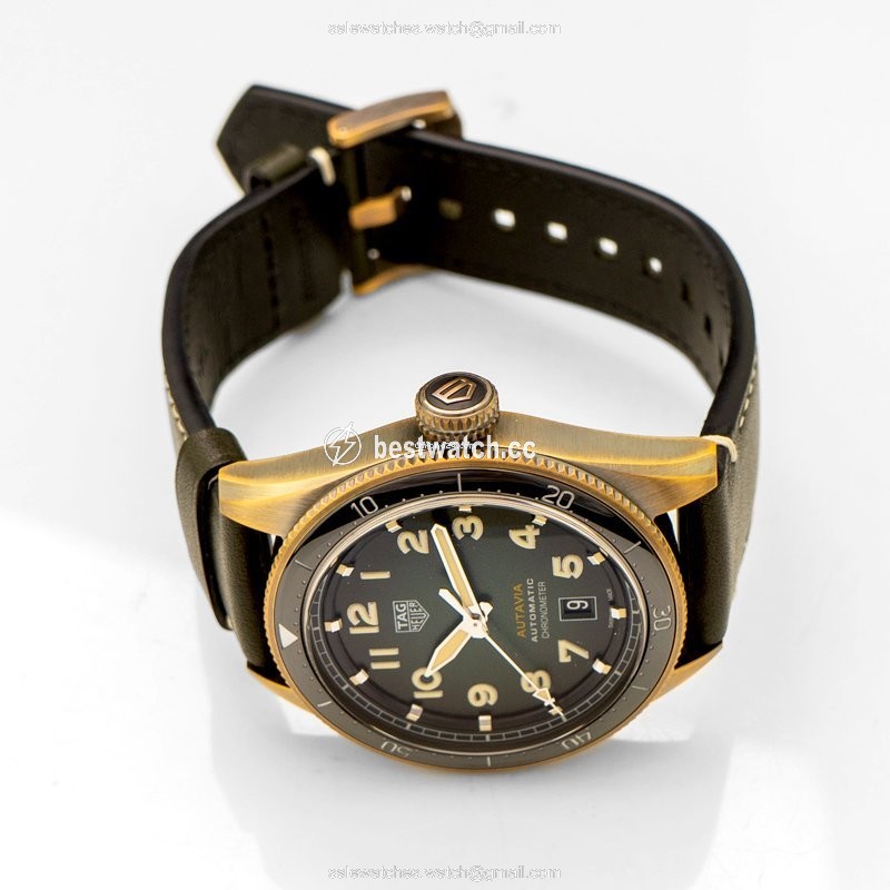 TAG Heuer Autavia Mens watch Unisex Automatic Bronze WBE5190.FC8268 Replica 2
