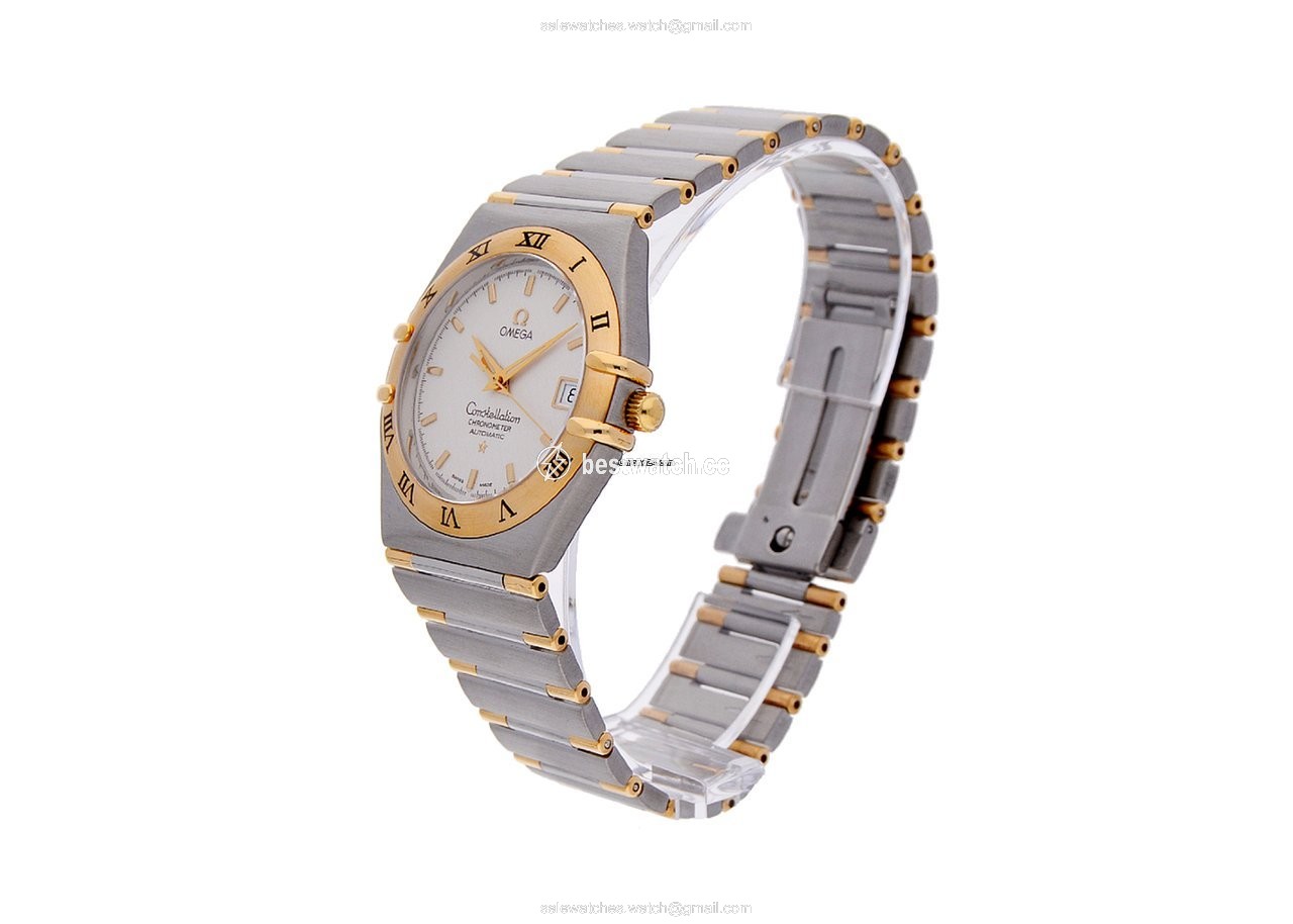 IMG_9085 Omega Constellation Mens watch Unisex Automatic Gold Steel 368.1201 Replica 2