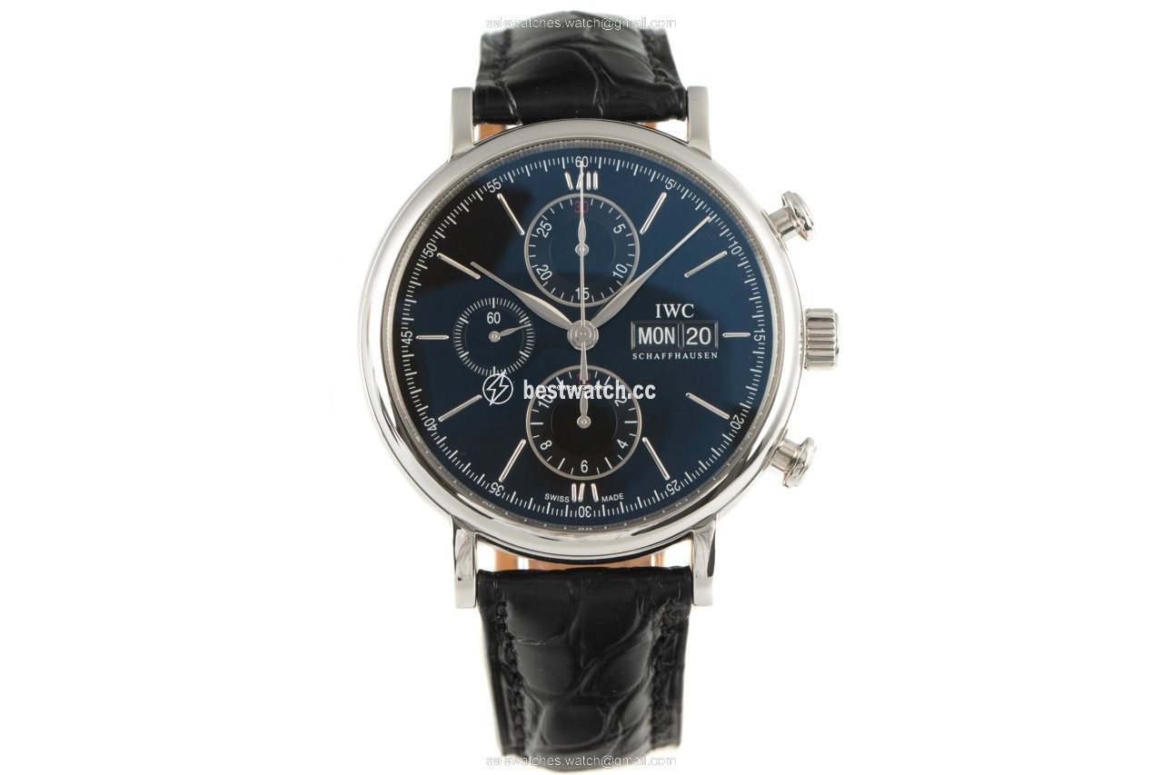 IWC Portofino Chronograph Mens watch Unisex Automatic Steel IW391008 Replica 2