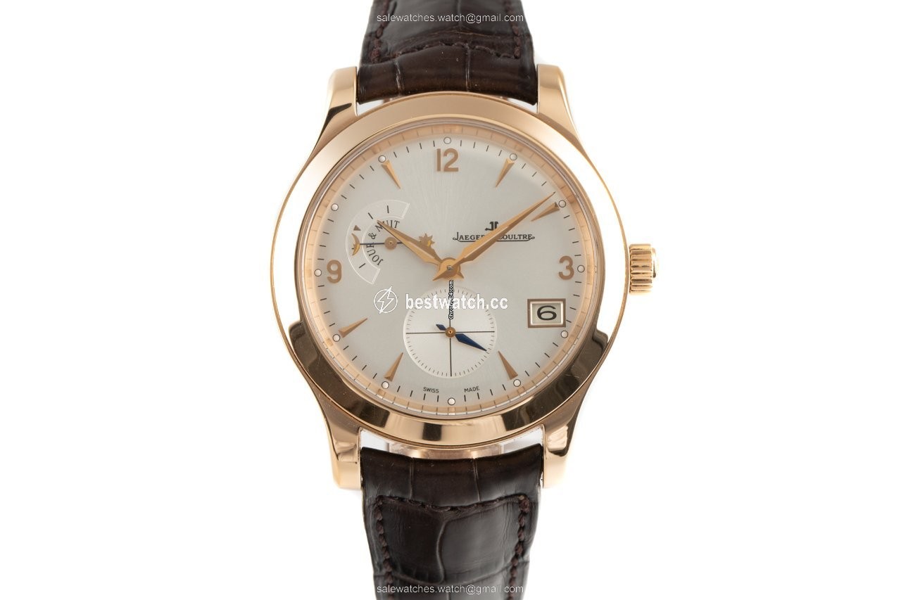 IMG_9085 Jaeger-LeCoultre Master Hometime Mens watch Unisex Automatic Yellow gold 147.2.05.S Replica 2