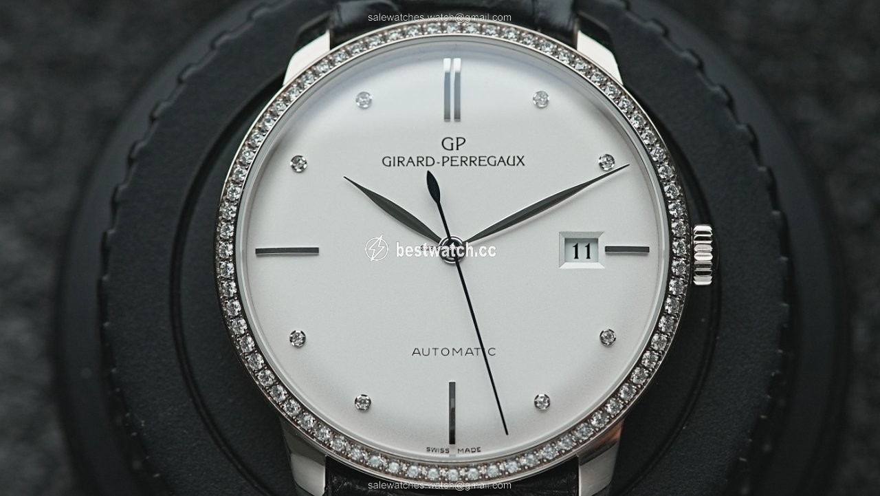 IMG_9085 Girard Perregaux 1966 Mens watch Unisex Automatic White gold 49525D53A1A1-BK6A Replica 2