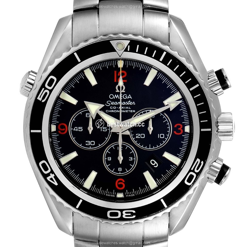 Omega Seamaster Planet Ocean Chronograph Mens watch Unisex Automatic Steel 2210.51.00 Replica 2