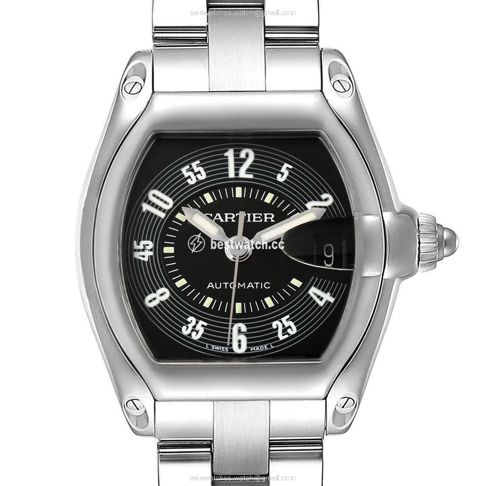 Cartier Roadster Mens watch Unisex Automatic Steel W62004V3 Replica 2