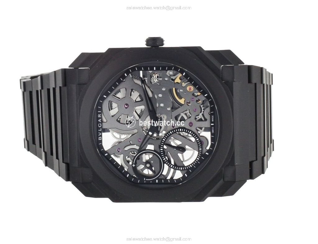 Bulgari Octo Mens watch Unisex Manual winding Ceramic 103126 Replica 2