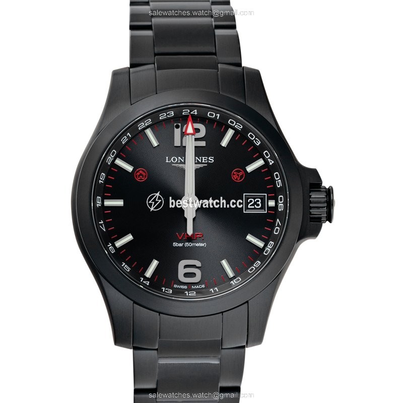 IMG_9085 Longines Conquest Mens watch Unisex Quartz Steel L37182566 Replica 2