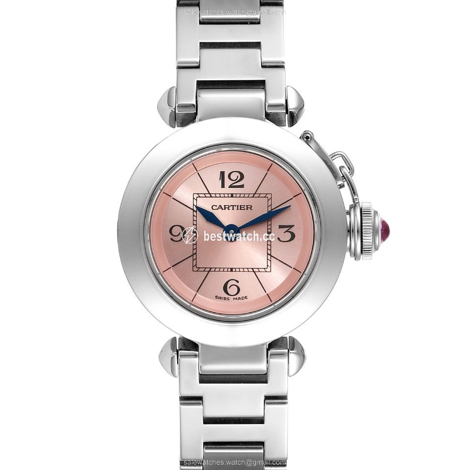 IMG_9085 Cartier Pasha Womens watch Quartz Steel W3140008 Replica 2