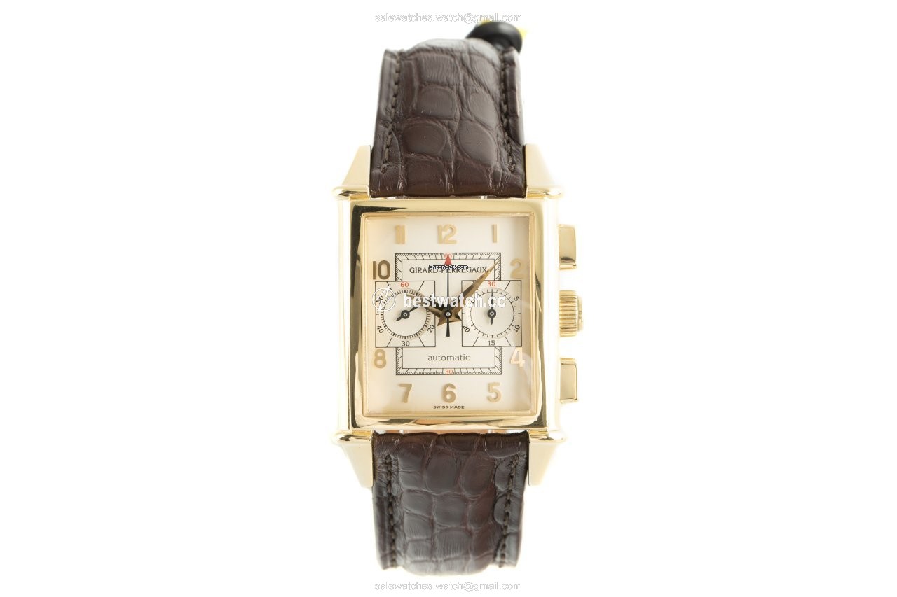 IMG_9085 Girard Perregaux Vintage 1945 Mens watch Unisex Automatic Yellow gold 2599 Replica 2