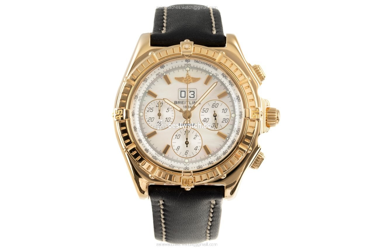 IMG_9085 Breitling Crosswind Special Mens watch Unisex Automatic Yellow gold K44355 Replica 2