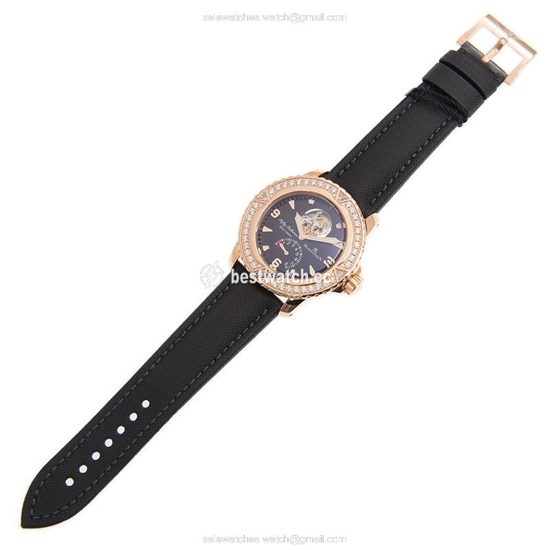 IMG_9085 Blancpain Fifty Fathoms Mens watch Unisex Automatic Rose gold 5025-9530-52A Replica 2
