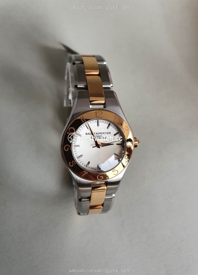 Baume & Mercier Linea Womens watch Quartz Gold Steel M0A10080 Replica 2